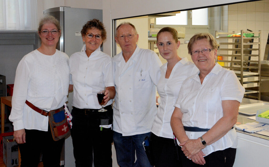 20 das Team vom Kirchgemeindesaal St. Josef