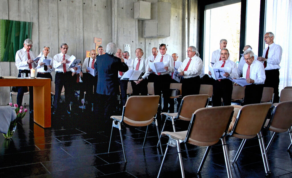 Kolpingchor aktiv beim Gesang