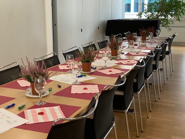 gedeckter Tisch